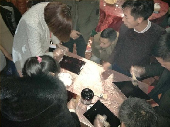 傳承工匠精神，數碼彩安徽阜南站工藝交流培訓進行中