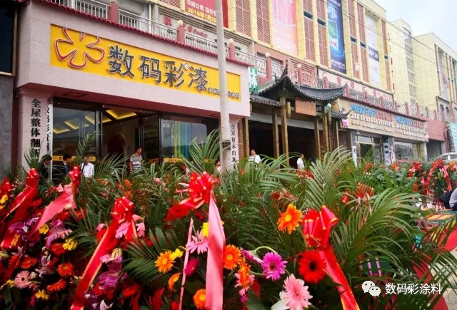 喜大普奔 | 數(shù)碼彩貴陽全屋涂裝定制旗艦店盛大開業(yè)_水性漆加盟代理